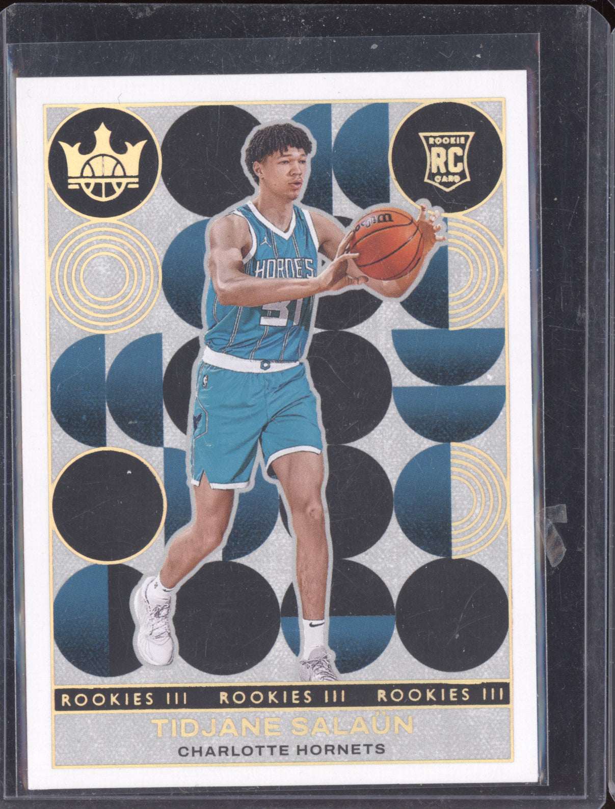 Tidjane Salaun 2024-25 Panini Court Kings Rookies III RC