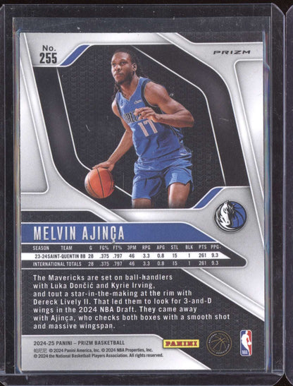 Melvin Ajinca 2024-25 Panini Prizm Silver RC