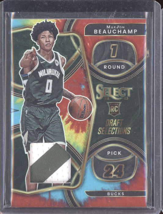Marjon Beauchamp 2022-23 Panini Select Draft Selections Tie-Dye RC 21/25
