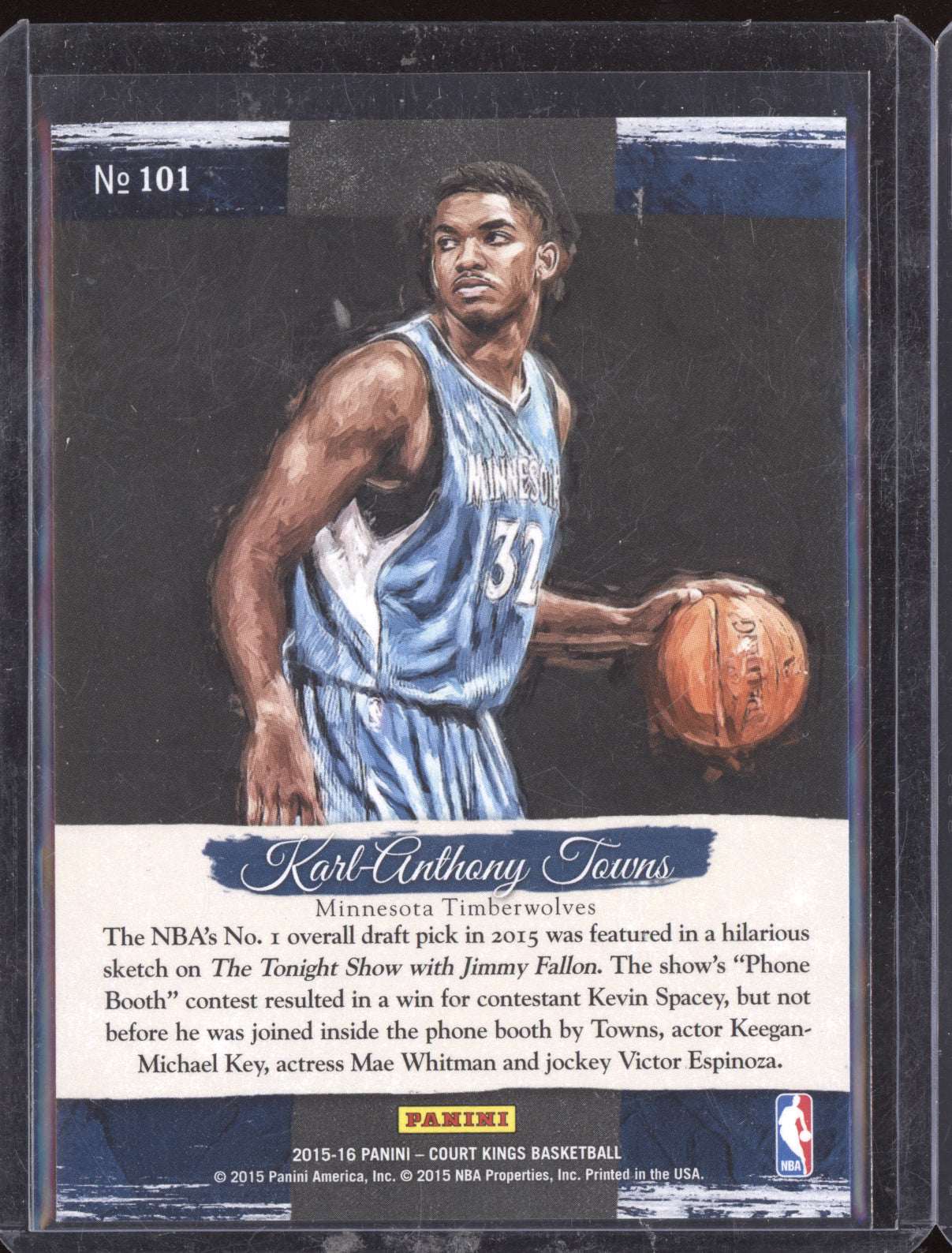 Karl-Anthony Towns 2015-16 Panini Court Kings RC