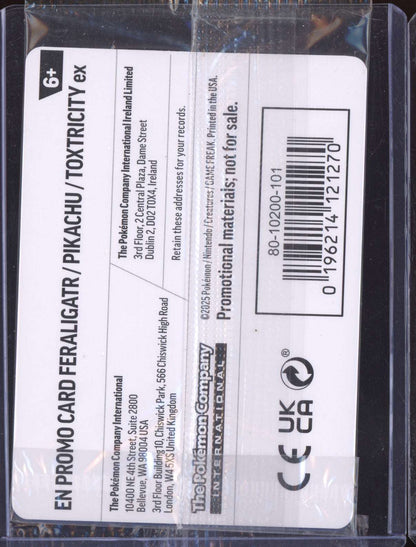 Feraligatr 2025 Pokemon Scarlet & Violet Promo Illustration Contest 213