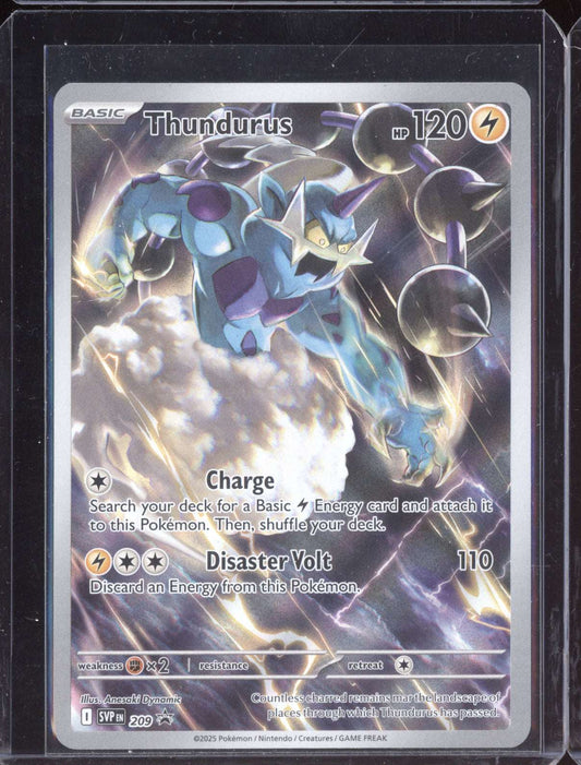 Thundurus 2025 Pokemon Scarlet & Violet Promo 209