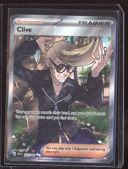 Clive 2024 Pokemon Paldean Fates Ultra Rare 227/091