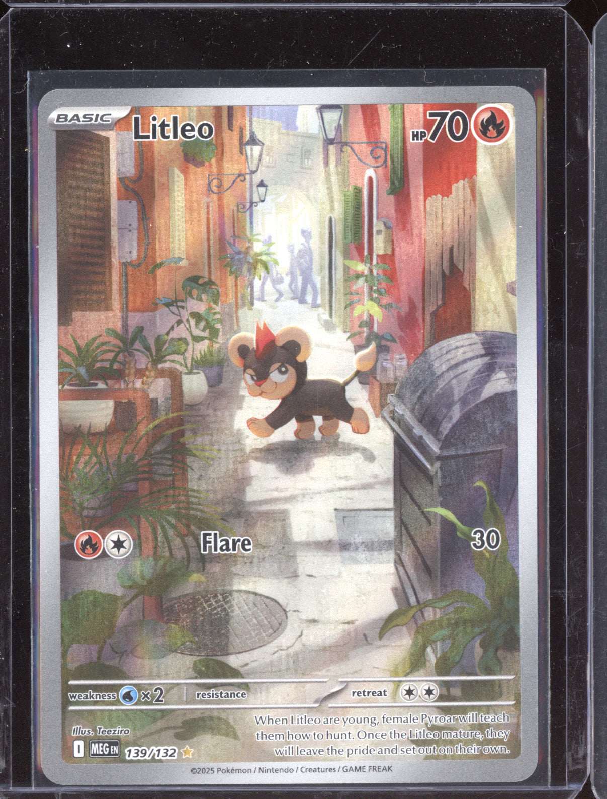 Litleo 2025 Pokemon Mega Evolution Shiny Rare 139/132