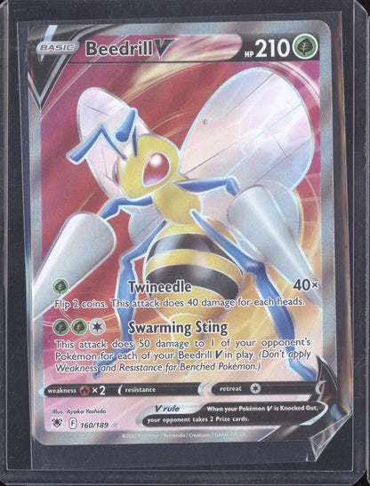 Beedrill V 2022 Pokemon Astral Radiance Ultra Rare 160/189