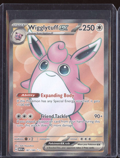 Wigglytuff ex 2023 Pokemon 151 Ultra Rare 187/165