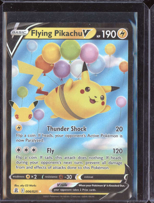 Flying Pikachu V 2021 Pokemon Celebrations Holo Rare V 006/025