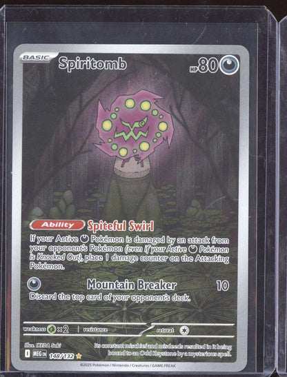 Spiritomb 2025 Pokemon Mega Evolution Shiny Rare 148/132