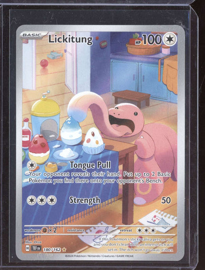 Lickitung 2024 Pokemon Temporal Forces Illustration Rare 180/162