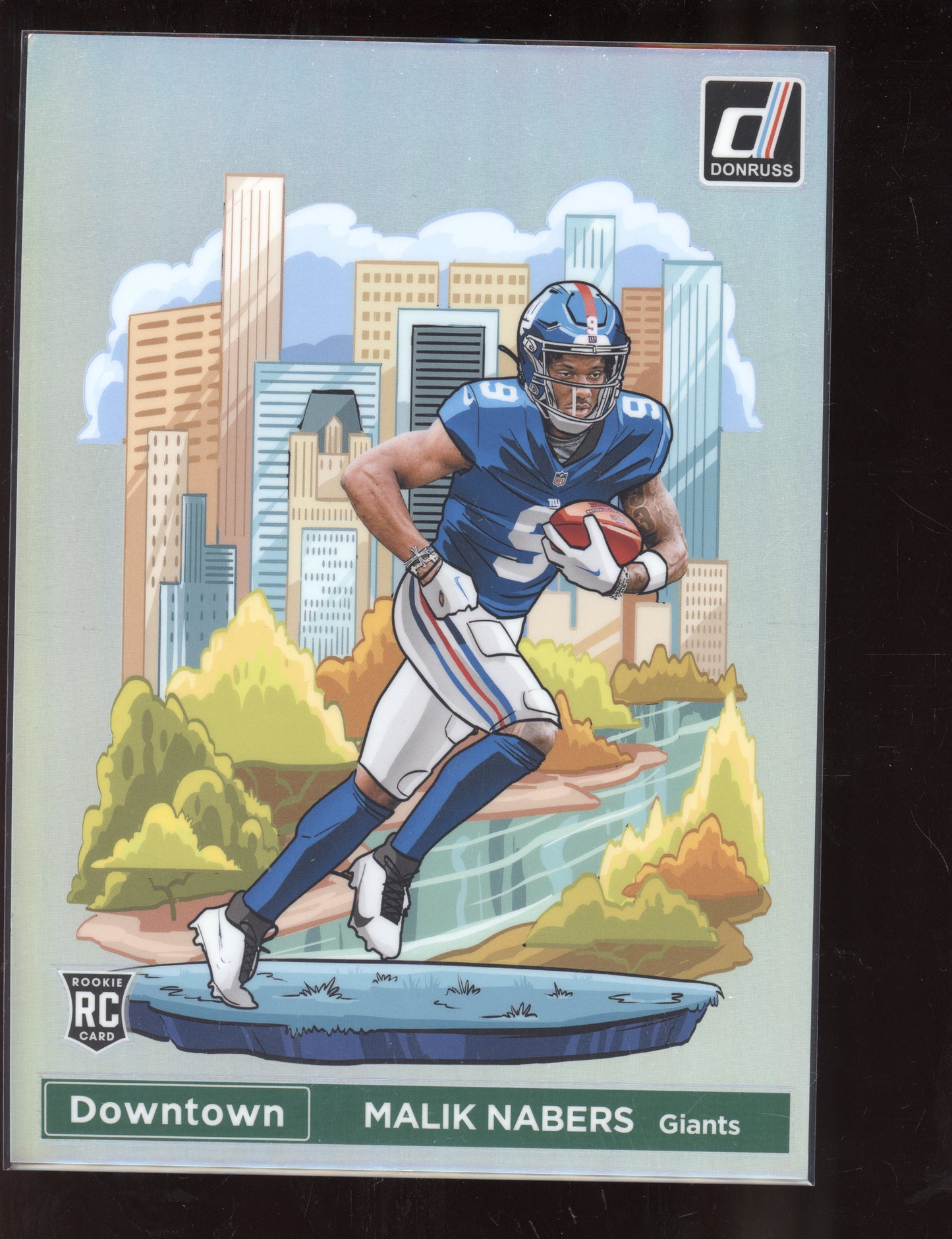Malik Nabers 2024 Panini Donruss Oversized Jumbo Downtown RC