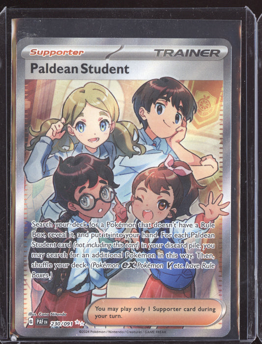Paldean Student 2024 Pokemon Paldean Fates Ultra Rare 230/091