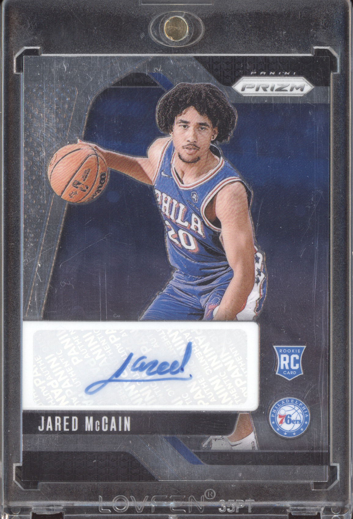 Jared McCain 2024-25 Panini Prizm Auto RC