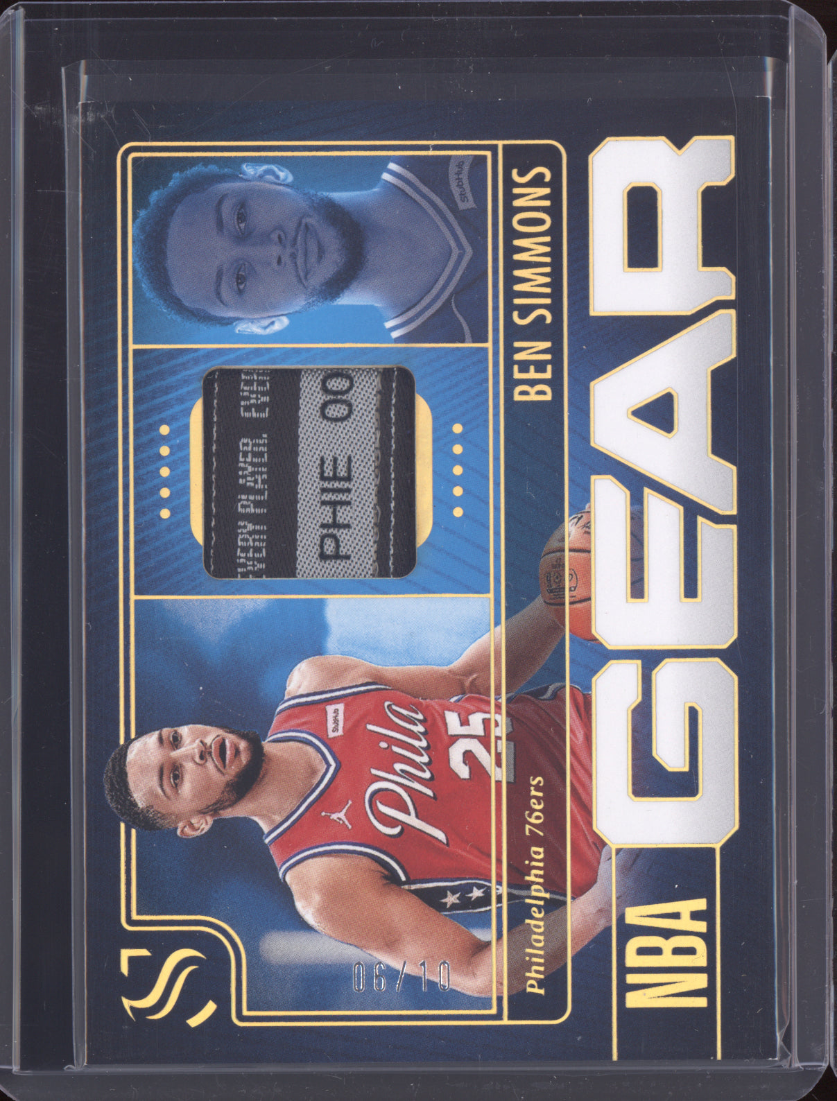 Ben Simmons 2024 Panini Silhouette Tag NBA Gear 06/10