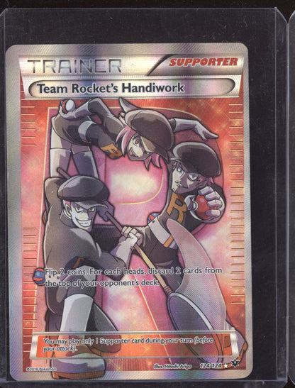Team Rockets Handiwork Pokemon Fates Collide FCO 2016 Ultra Rare 124/124