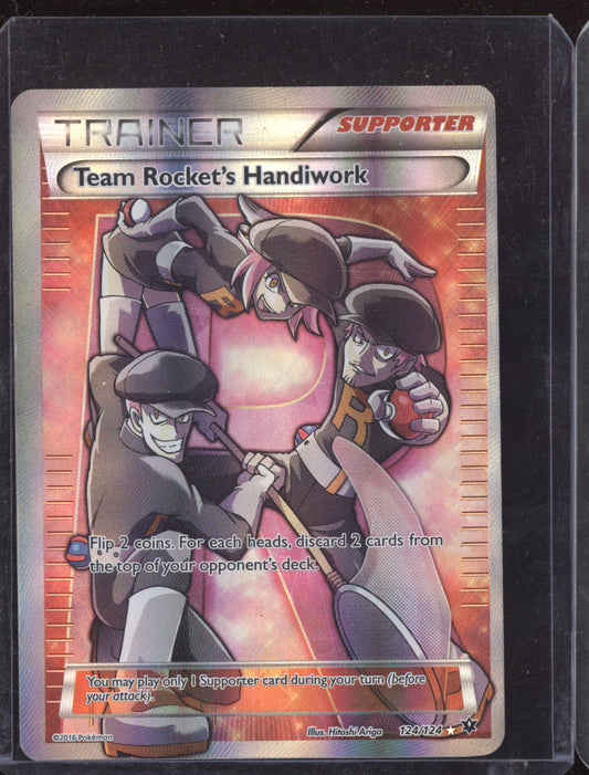 Team Rockets Handiwork Pokemon Fates Collide FCO 2016 Ultra Rare 124/124