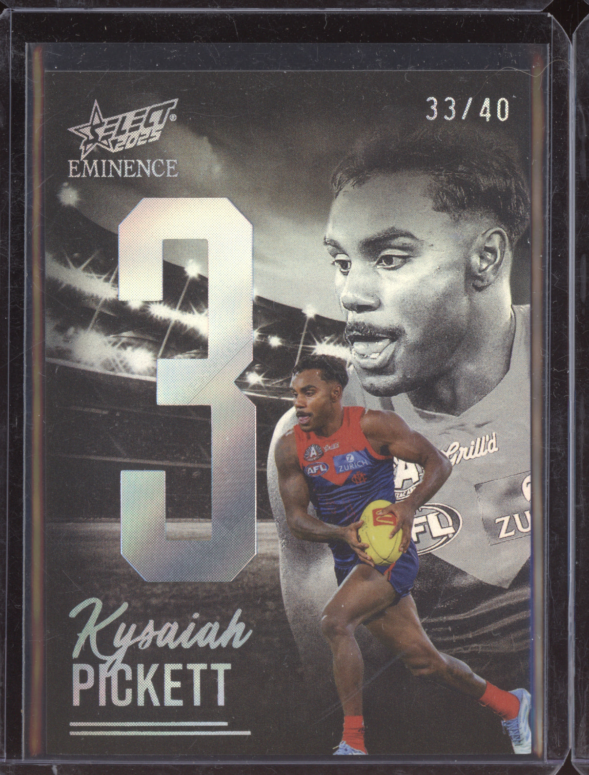 Kysaiah Pickett 2025 Select Eminence Platinum Nameplate 33/40
