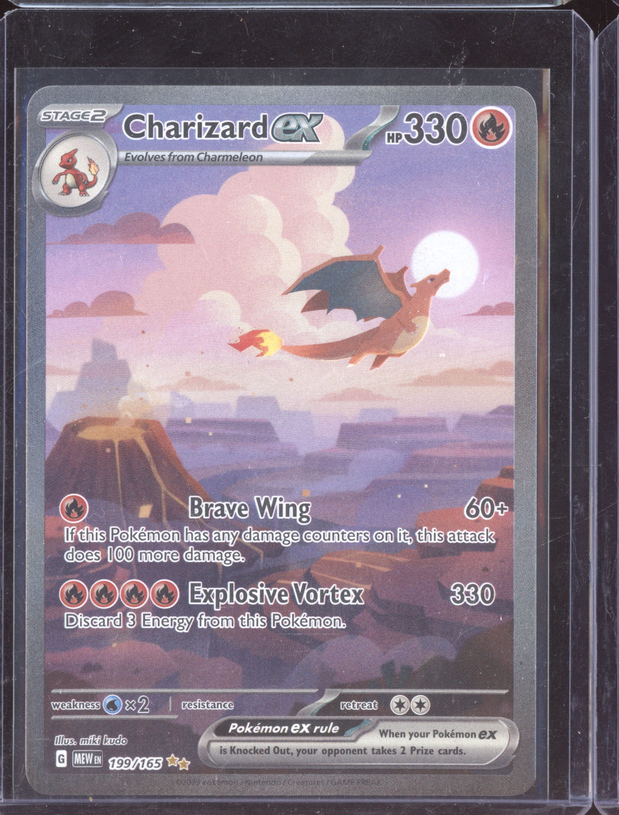 Charizard ex Pokemon 151 MEW 2023 Special Illustration Rare 199/165