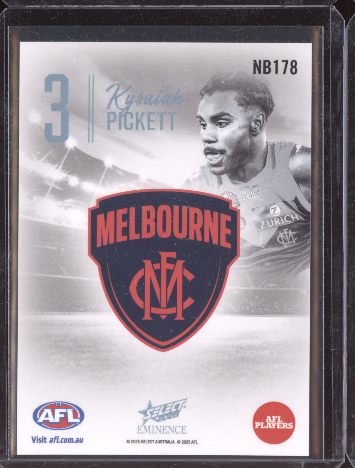 Kysaiah Pickett 2025 Select Eminence Platinum Nameplate 33/40