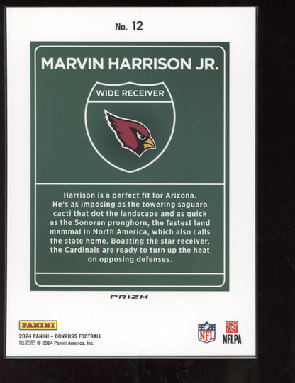 Marvin Harrison Jr 2024 Panini Donruss Oversized Jumbo Downtown RC