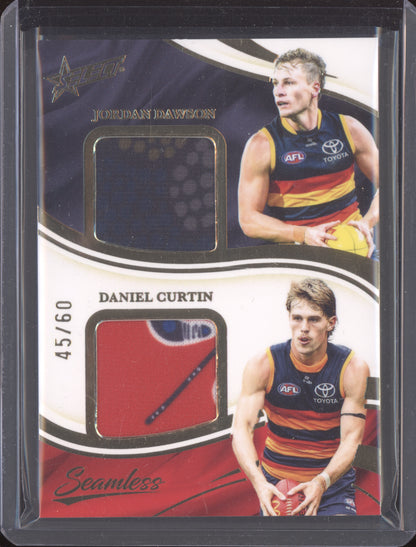 Jordan Dawson Daniel Curtin 2025 Select Seamless Dual Patch 45/60