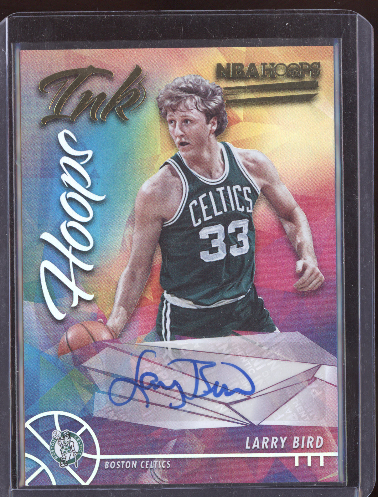 Larry Bird 2021 Panini Hoops Hoops Ink Auto