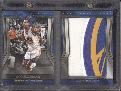 Patrick Mccaw 2017 Panini Opulence NBA Finals Patch 16/21