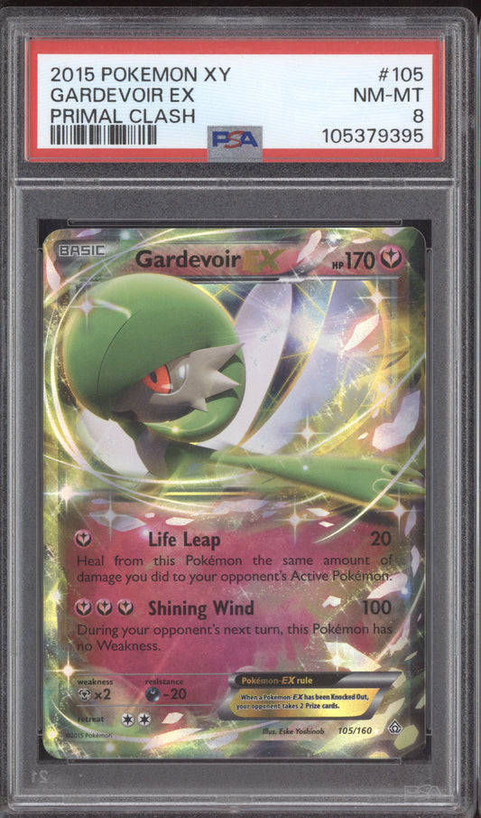 Gardevoir EX 2015 Pokemon Primal Clash 105/160 PSA 8