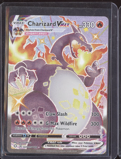 Charizard VMAX Pokemon Shining Fates SHF 2021 Shiny Rare V or VMAX SV107/SV122