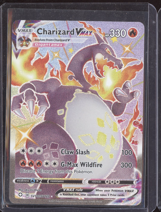 Charizard VMAX Pokemon Shining Fates SHF 2021 Shiny Rare V or VMAX SV107/SV122