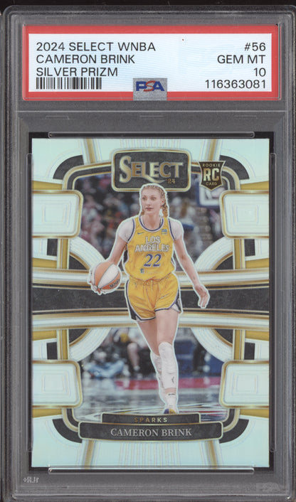 Cameron Brink 2024 Panini Select WNBA Silver RC PSA 10