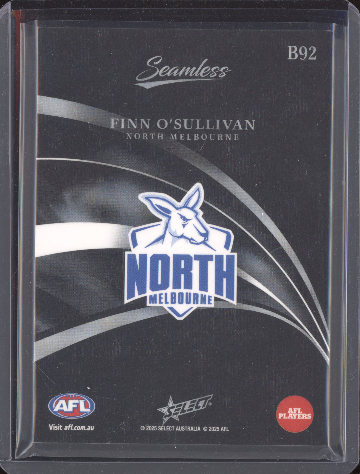 Finn O'Sullivan 2025 Select Seamless Black RC 31/40