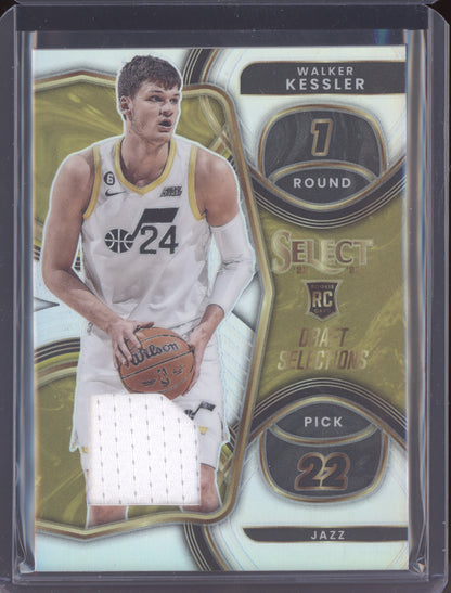 Walker Kessler 2022 Panini Select Draft Selections Patch RC