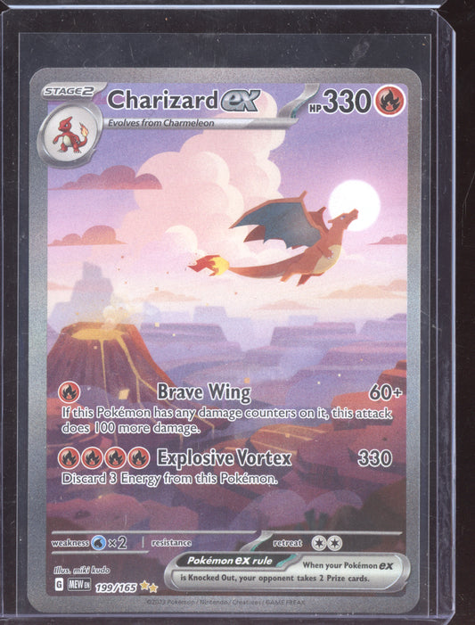 Charizard ex Pokemon 151 MEW 2023 Special Illustration Rare 199/165