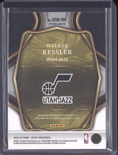 Walker Kessler 2022 Panini Select Draft Selections Patch RC
