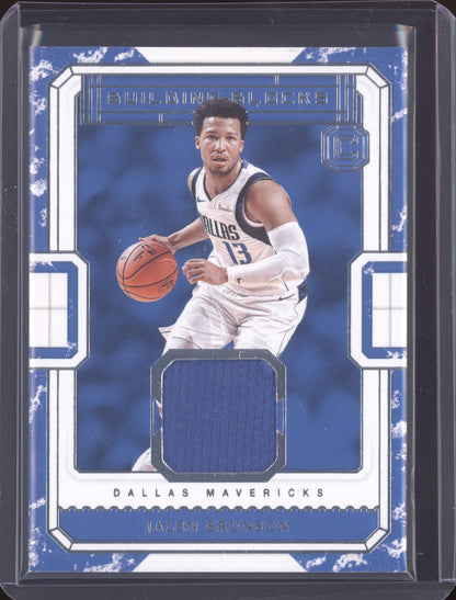Jalen Brunson 2018 Panini Chronicles Building Blocks Patch RC