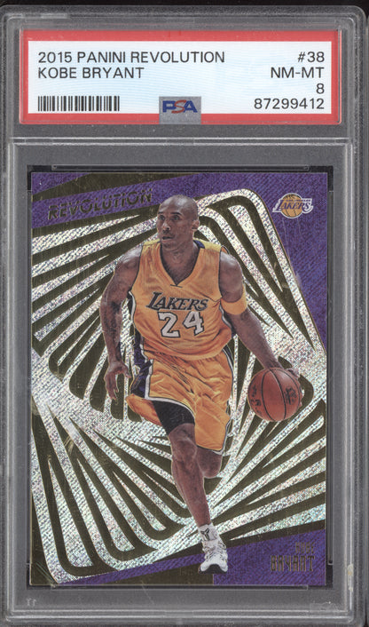 Kobe Bryant 2015 Panini Revolution PSA 8