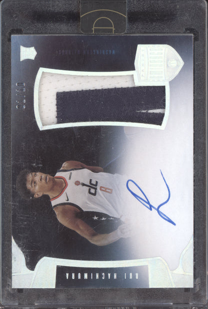 Rui Hachimura 2019-20 Panini Eminence Jumbo Patch Auto RC 1/10