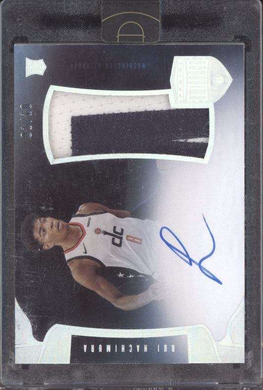 Rui Hachimura 2019-20 Panini Eminence Jumbo Patch Auto RC 1/10
