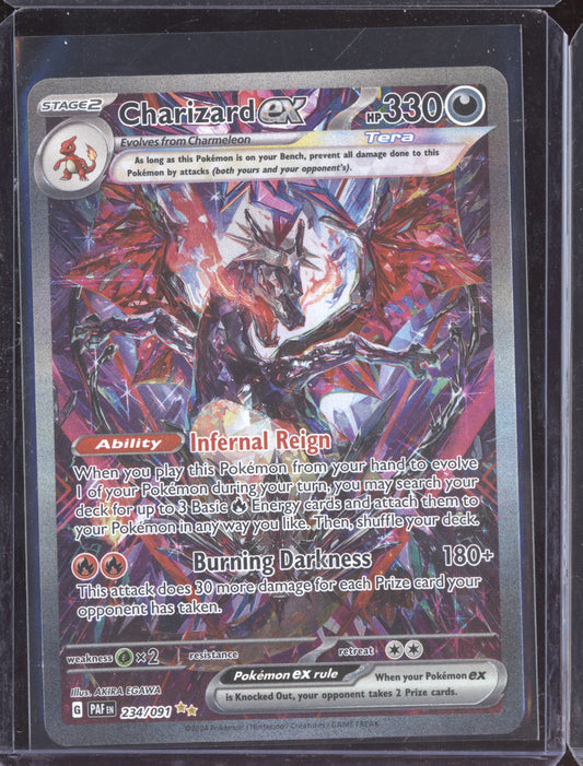 Charizard ex Pokemon Paldean Fates PAF 2024 Special Illustration Rare 234/091