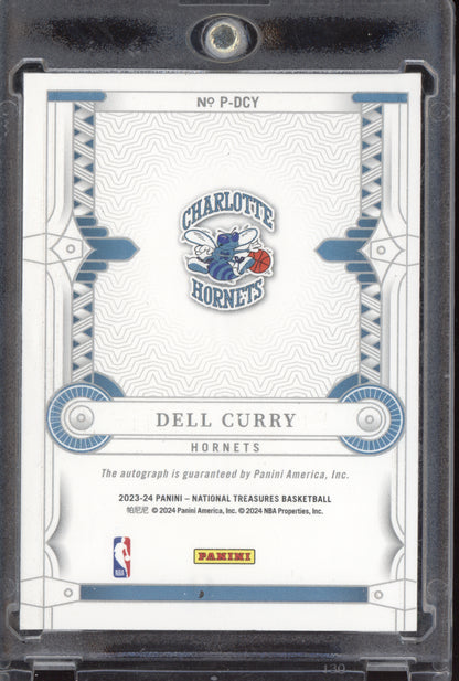 Dell Curry 2023-24 Panini National Treasures Penmanship Gold 05/10