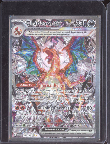 Charizard ex Pokemon Obsidian Flames OBF 2023 Special Illustration Rare 223/197