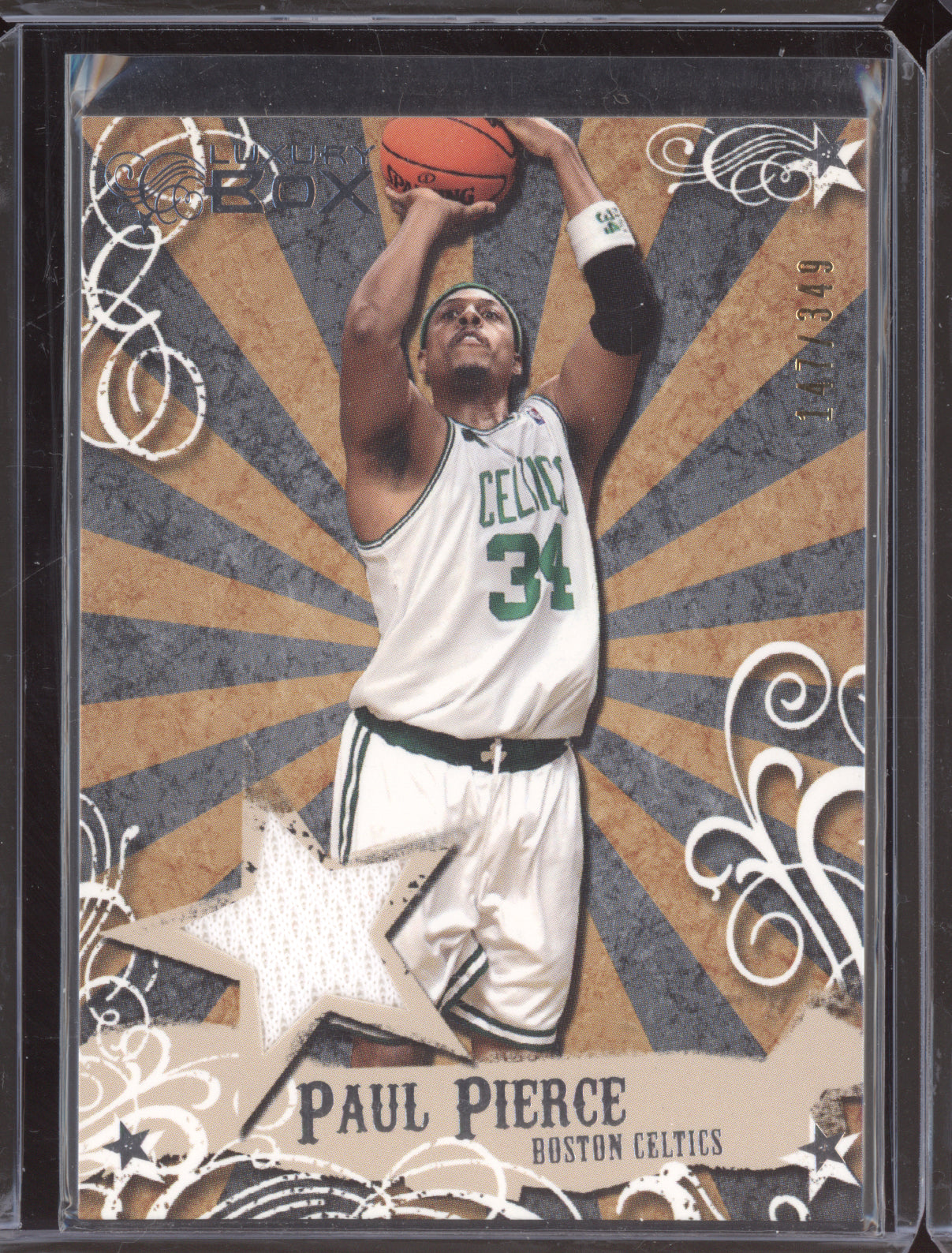 Paul Pierce 2007 Upper Deck Luxury Box Mezzanine Relic Card 147/349