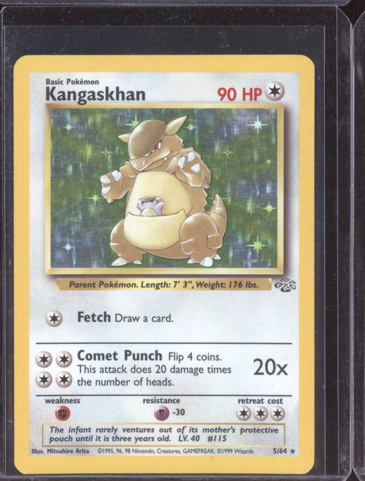 Kangaskhan 1999 Pokemon Jungle Rare Holo 005/64