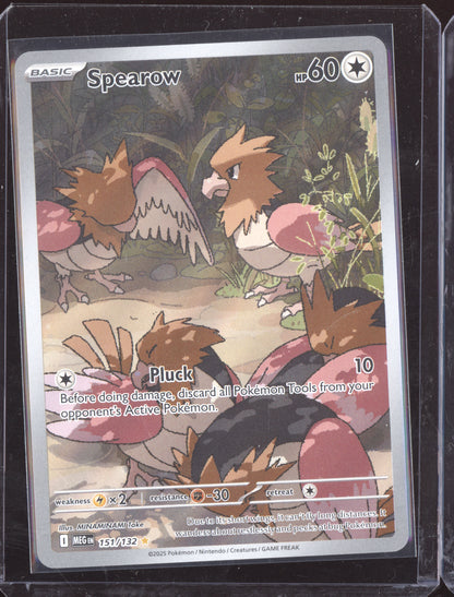 Spearow 2025 Pokemon Mega Evolution Shiny Rare 151/132
