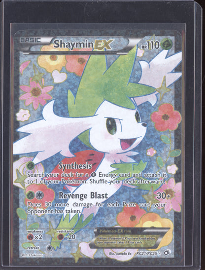Shaymin-EX 2013 Pokemon Legendary Treasures Ultra Rare RC21/RC25