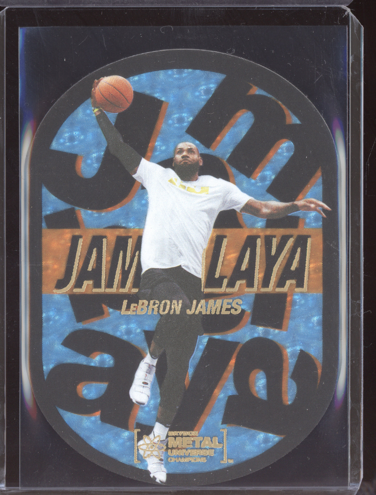 LeBron James 2021 SkyBox Metal Universe Jambalaya