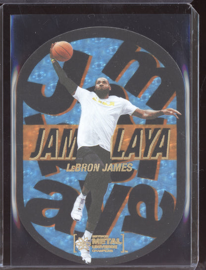 LeBron James 2021 SkyBox Metal Universe Jambalaya