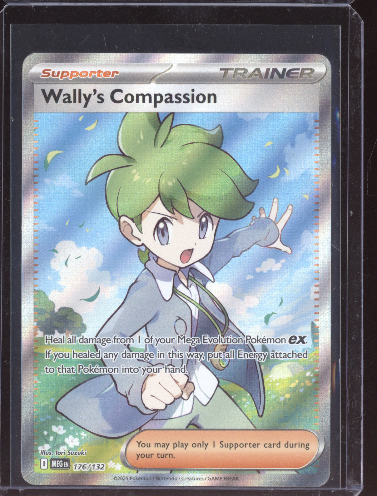 Wally's Compassion 2025 Pokemon Mega Evolution Ultra Rare 176/132