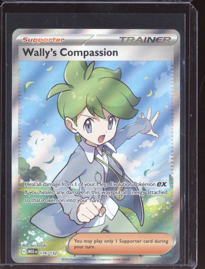 Wally's Compassion 2025 Pokemon Mega Evolution Ultra Rare 176/132