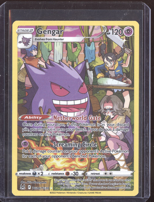 Gengar Pokemon Lost Origin LOR 2022 Trainer Gallery Holo Rare TG06/TG30
